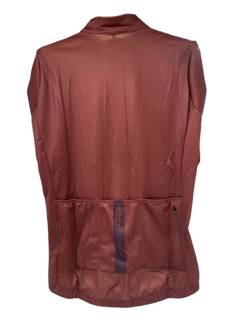 DHB Classic Long Sleeve Jersey Mens Medium Fired Brick-1