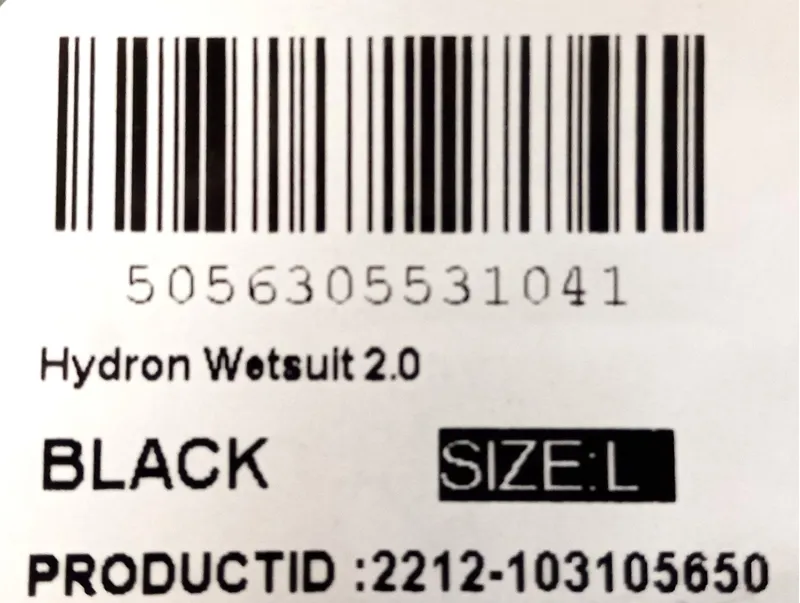DHB Hydron Mens Wetsuit 2.0 Size Large Black-2