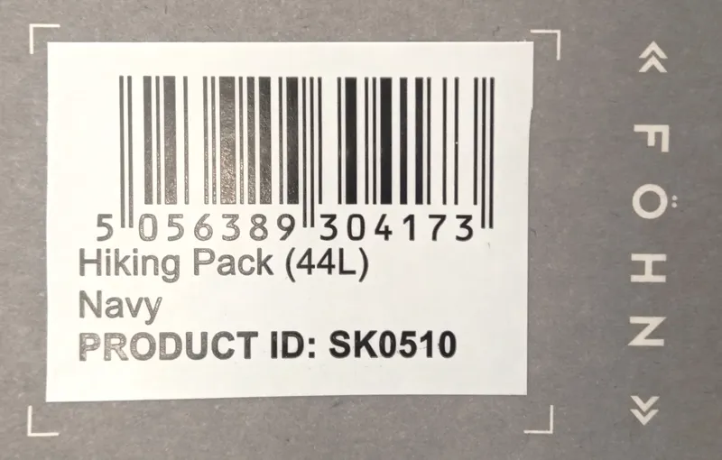 Fohn Hiking Pack 44L Navy-2