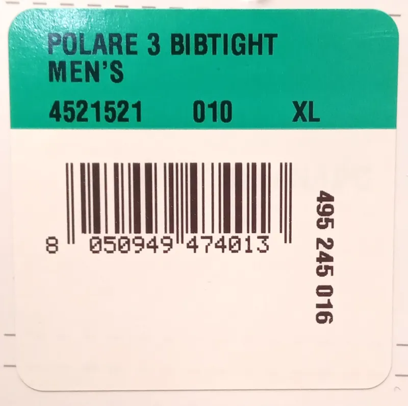 Castellii Polare3 Bibtight Mens Size XL Black-2