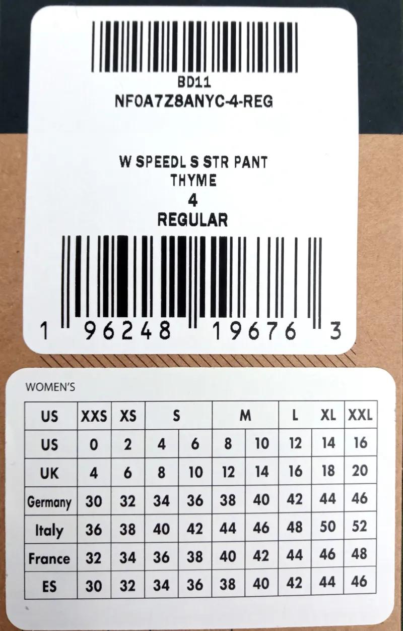 The North Face Womens Speedlight Pants Size 4 Thyme-3