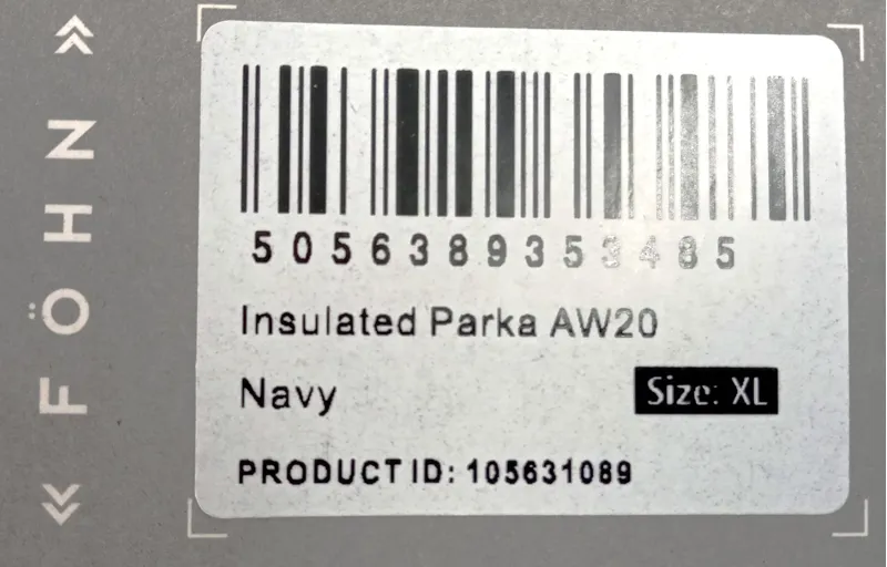 Fohn Insulated Parka AW20 Size XL Navy-2
