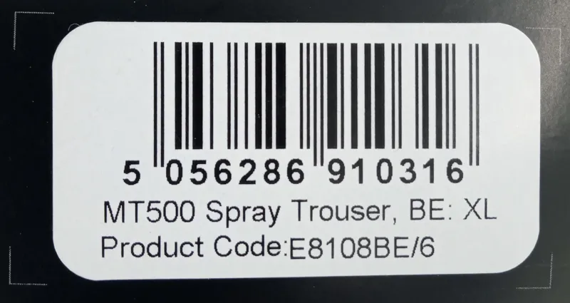 Endura MT500 Spray Trouser Size XL Blue-2