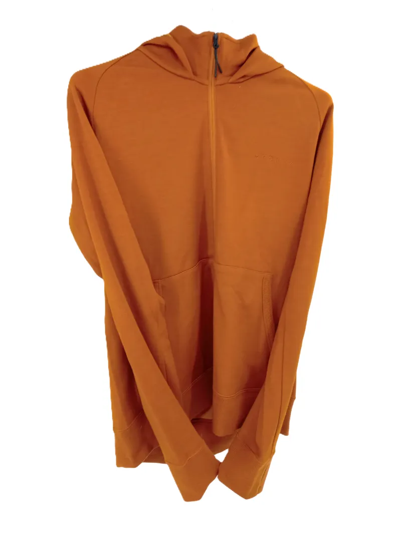 Fohn Womens Merino Hoodie Size 14 Umber