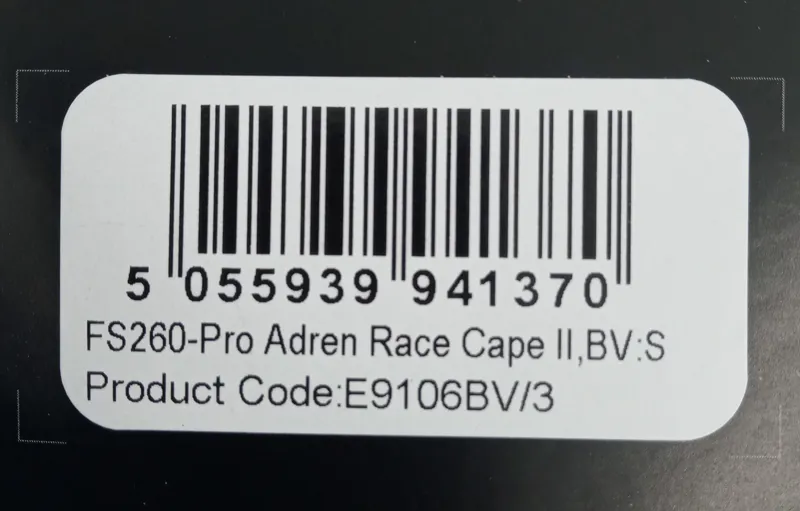 Endura FS260 Pro Adrenaline Race Cape II Size S Blue-2