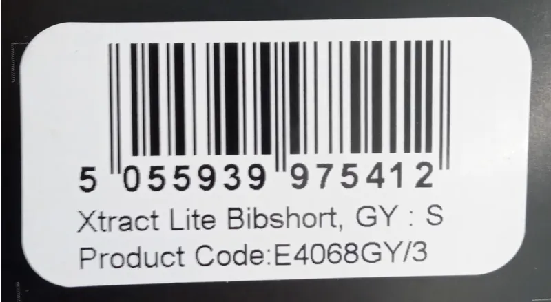 Endura Xtract Lite Bib Short Size Small Mens Grey-2