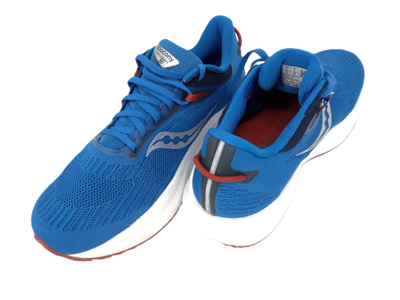 Saucony Triumph Running Shoe Size 44 Cobalt Silver-1