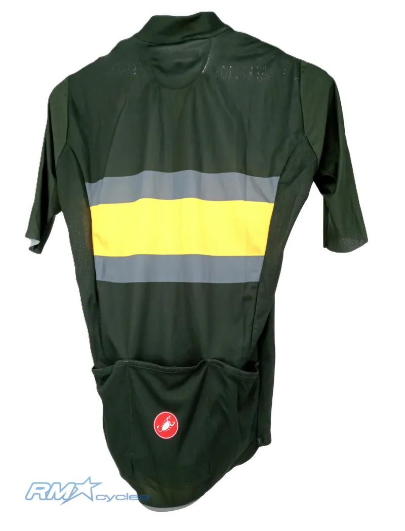 Castelli Velocissimo Squadra Jersey Large Mens Green-1