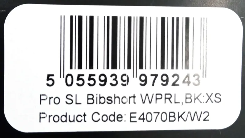 Endura Pro SL Bibshort Size XS Wide Pad Mens Black-2