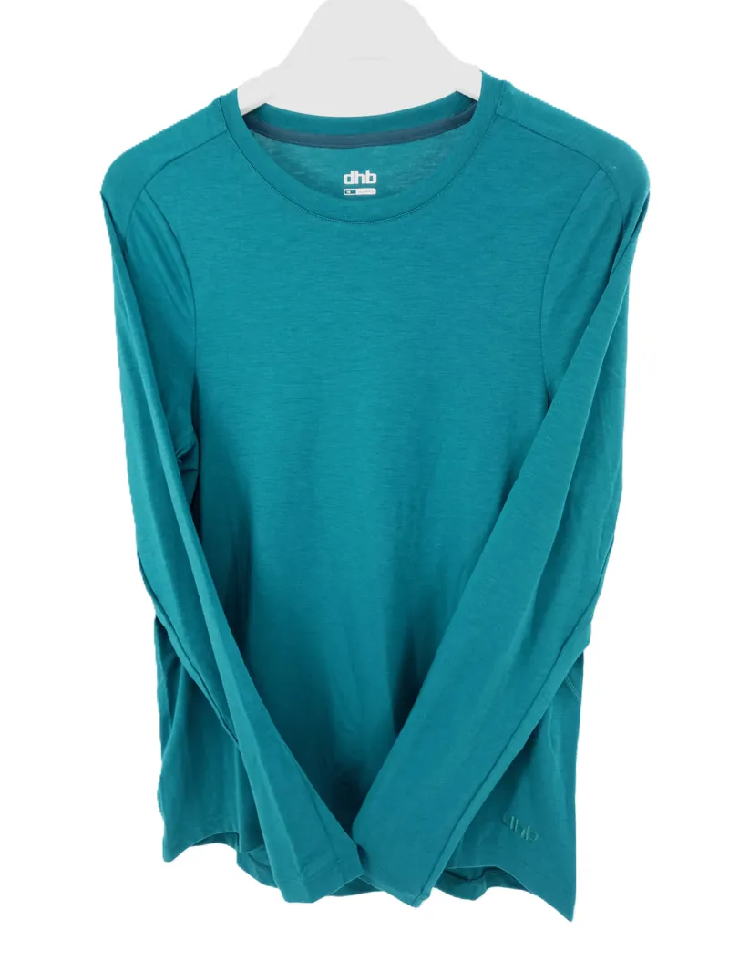 DHB Off Road Womens Long Sleeve Jersey Drirelease Size 10 Teal