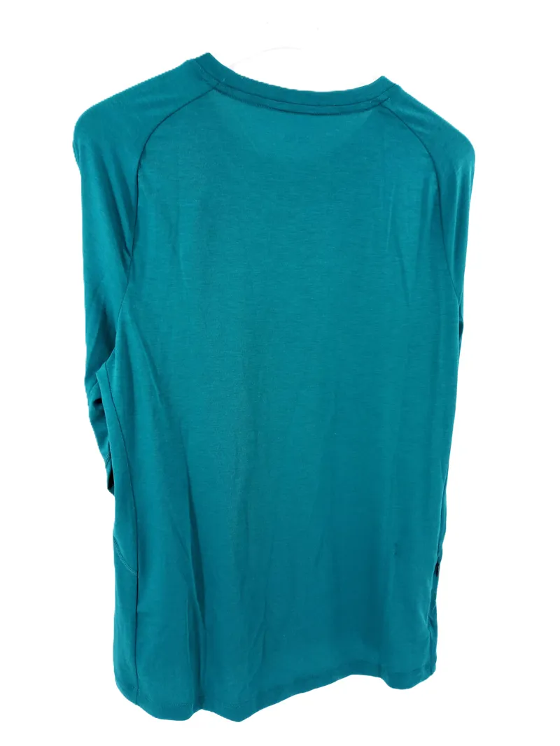 DHB Off Road Womens Long Sleeve Jersey Drirelease Size 10 Teal-1