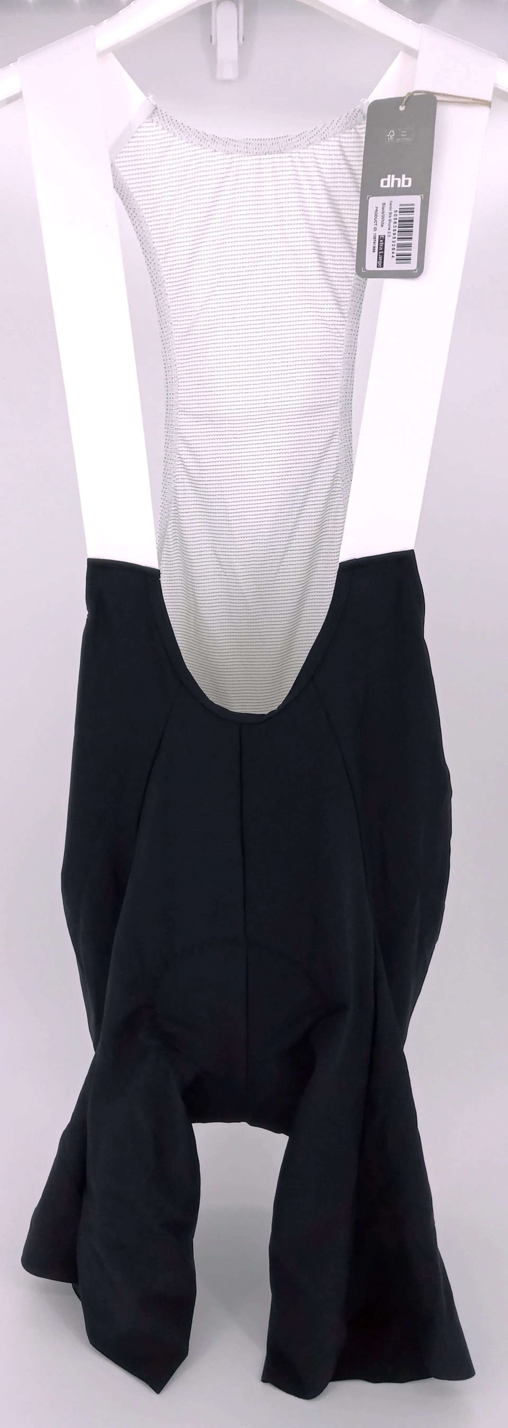 2023 DHB Aeron Bib Shorts Black White Mens X-Large