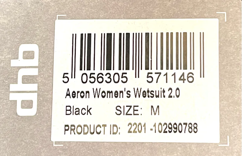 DHB Womens Aeron Wetsuit 2.0 Black Medium-2