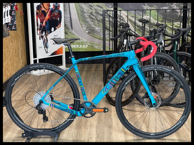 Cinelli King Zydeco Ekar 1x13 Mens Medium  Gravel Bike Teal 2023-1