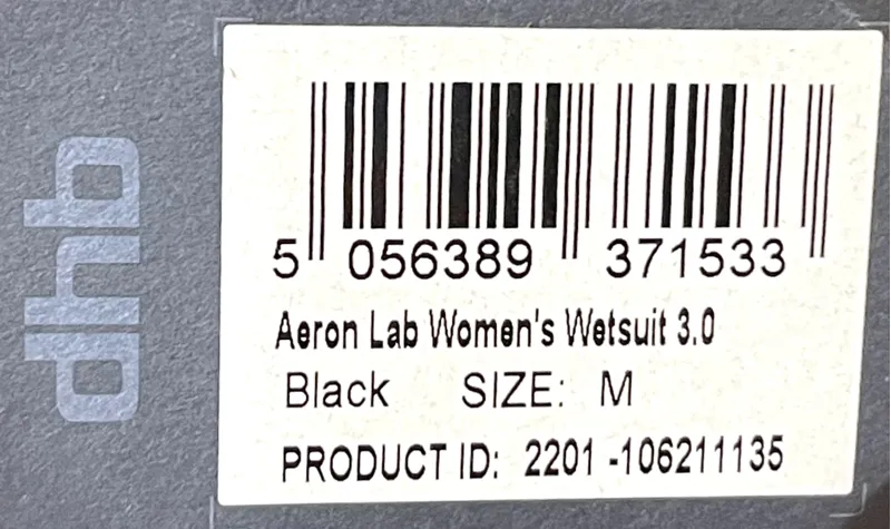 DHB Aeron Lab Womens Wetsuit 3.0 Size Medium Black-2