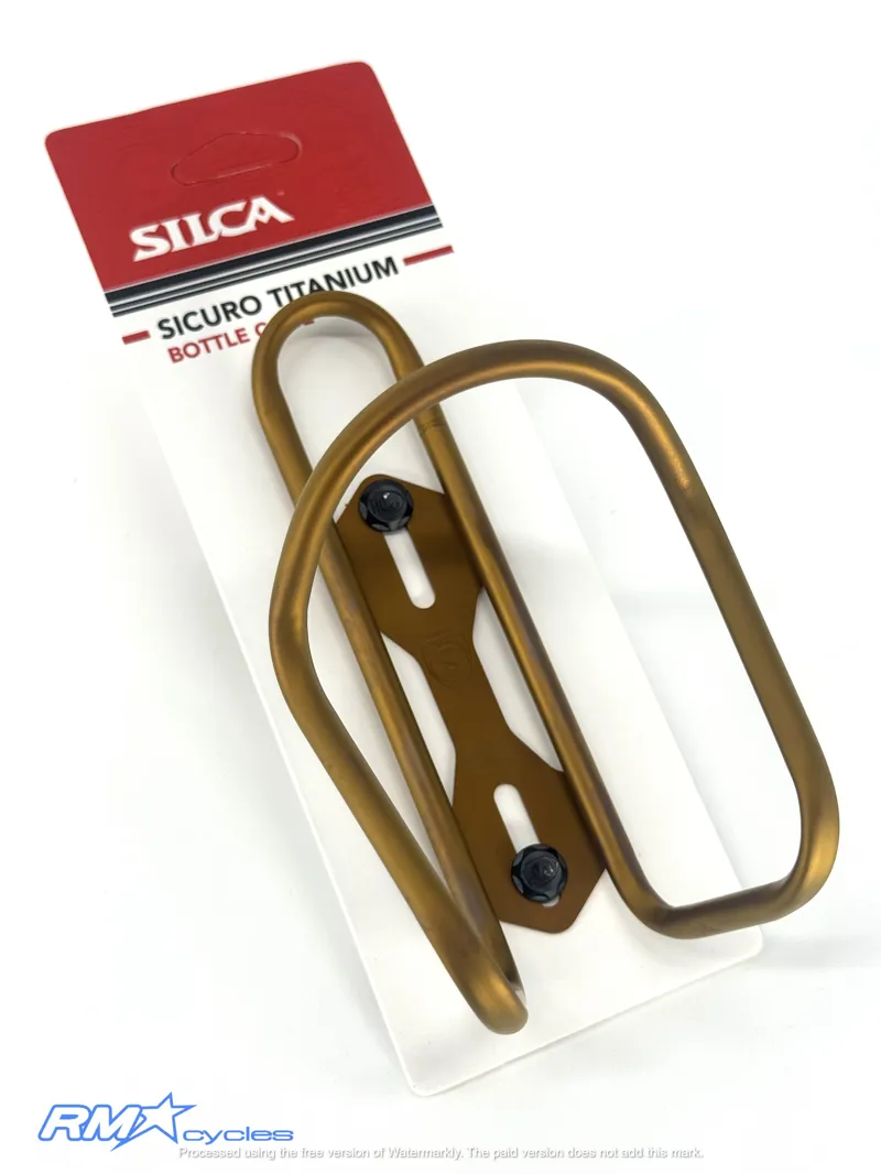 Silca - Sicuro Full Bourbon Anodised Titanium Bottle Cage