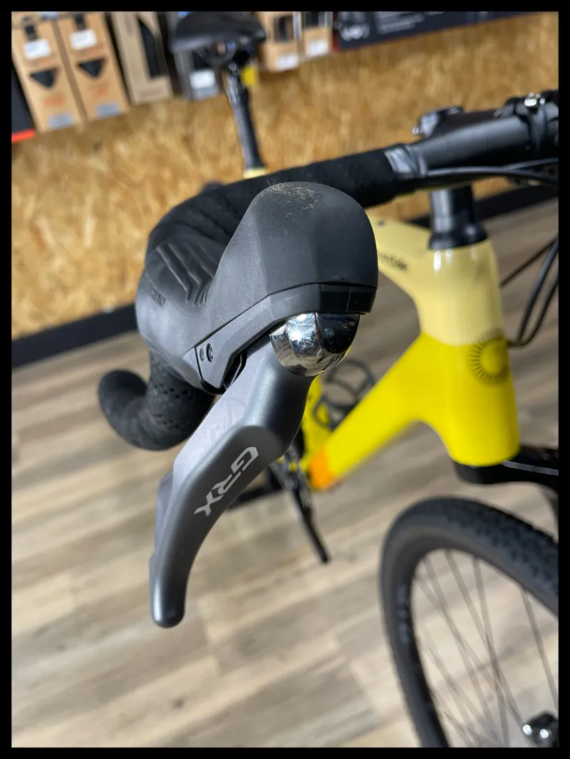 Cannondale Topstone Carbon 2 Lefty Gravel Bike Yellow Lrg 2023 Ex-Demo-2