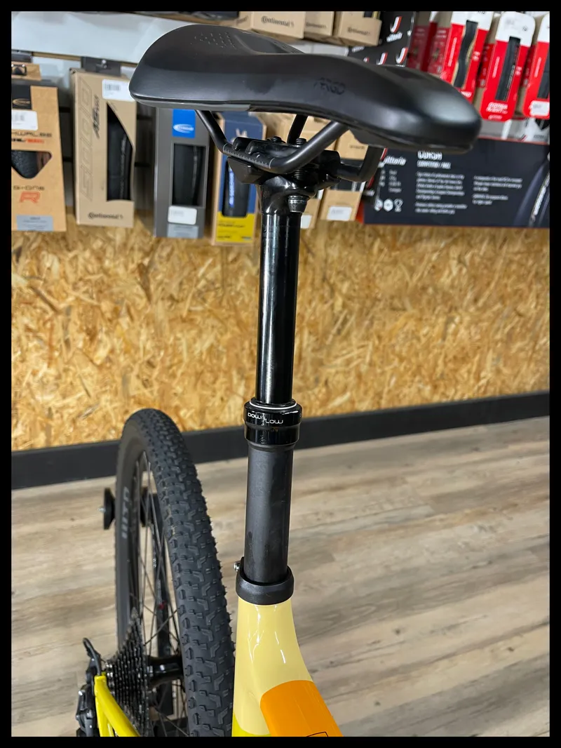 Cannondale Topstone Carbon 2 Lefty Gravel Bike Yellow Lrg 2023 Ex-Demo-3