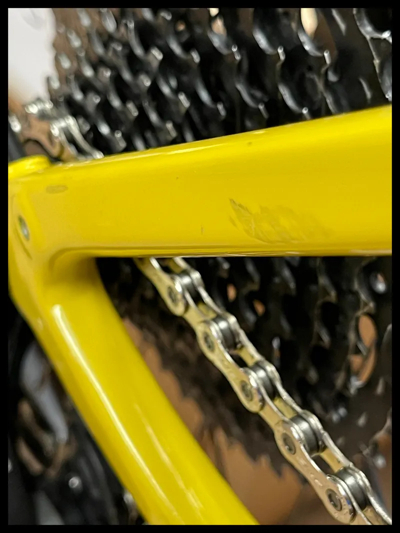 Cannondale Topstone Carbon 2 Lefty Gravel Bike Yellow Lrg 2023 Ex-Demo-11