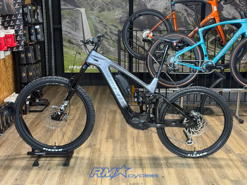 Giant Reign Advanced E+ 1 25km/h Large Mercury/ Carbon Smoke Approved Used-1