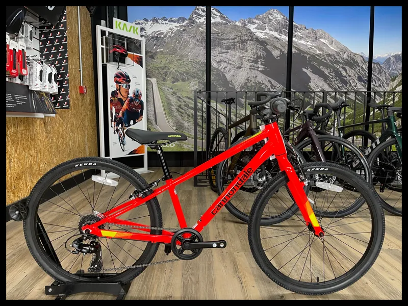 Cannondale 24 Kids Quick Boys  Acid Red  2024