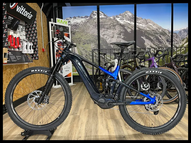 2023 Giant Trance X E+ 1 Electric Mountain Bike in Cold Night large-1