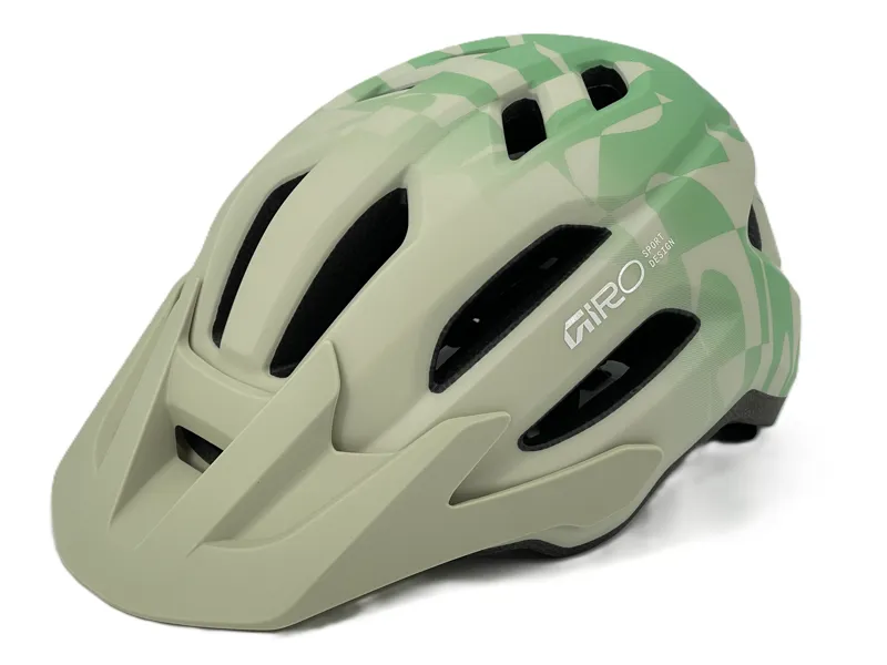 Giro Fixture Mips II Helmet Universal Fit Matte Stone/Green Rush