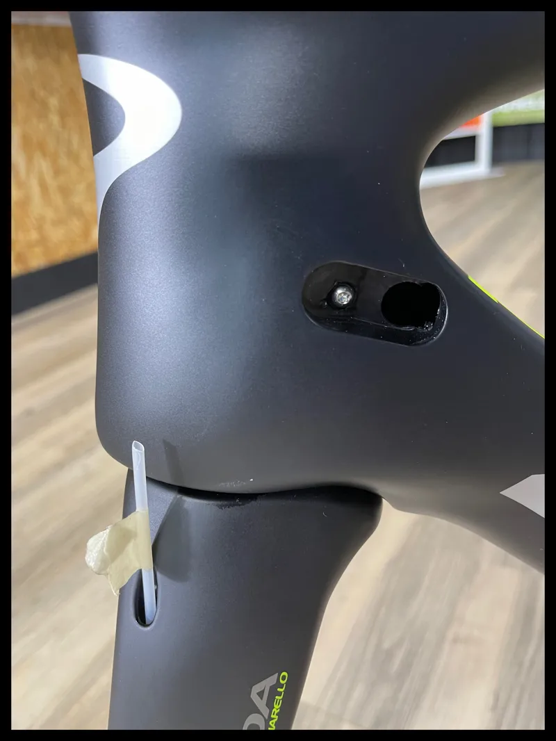 PINARELLO DOGMA F8 DISK FRAMESET YELLOW CARBON D695-59 53cm-10