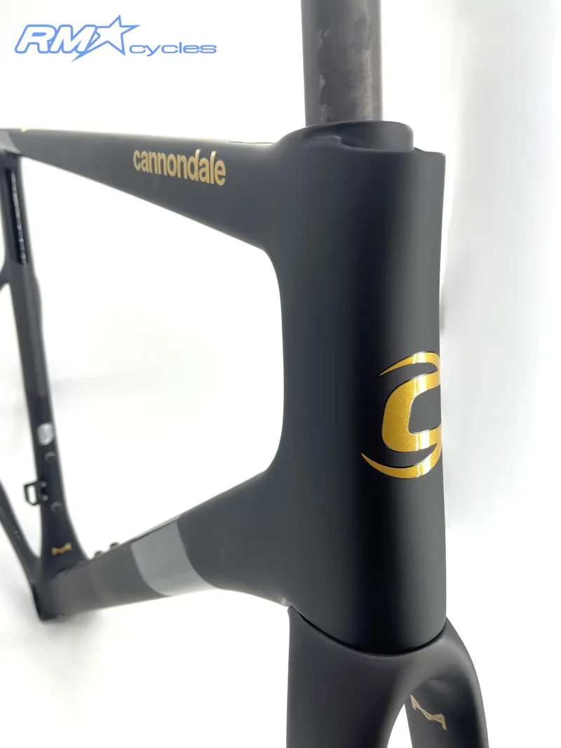 Cannondale Supersix Evo Hi Mod Disc Frameset 2020 Black Gold-2
