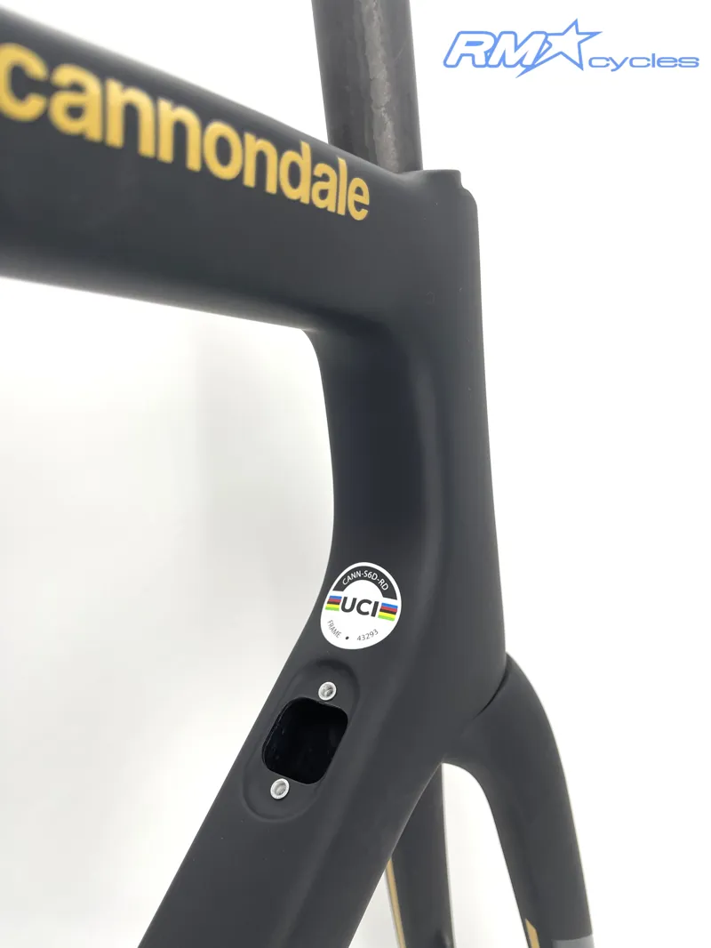 Cannondale Supersix Evo Hi Mod Disc Frameset 2020 Black Gold-7