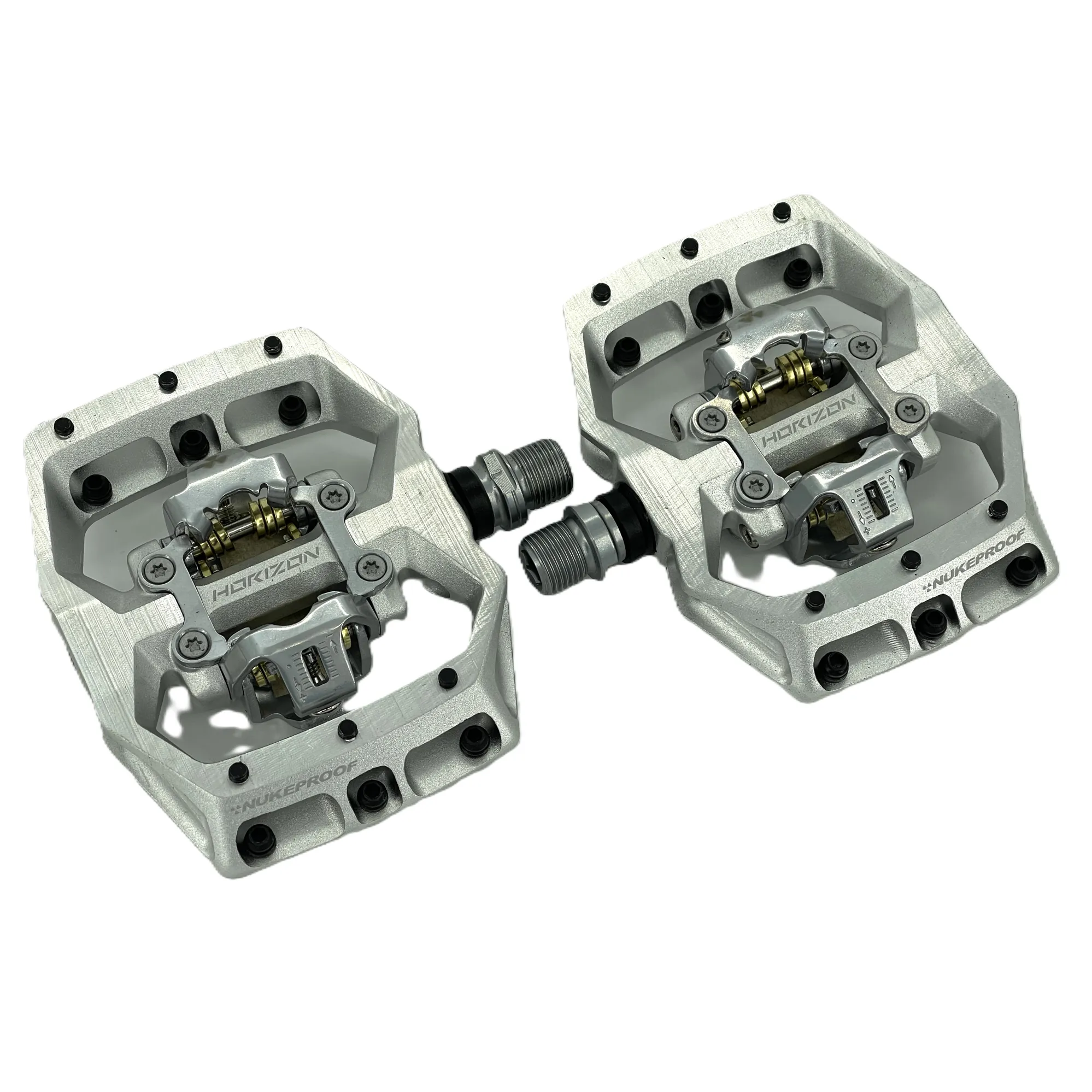 Nukeproof Horizon CL Chrome DH Pedals in Silver - Main Image