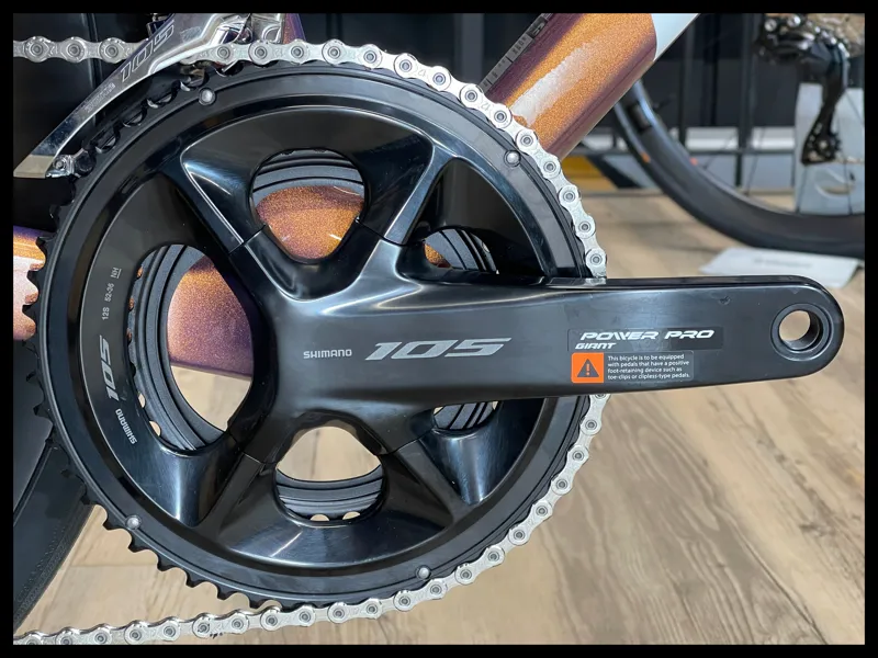 Giant TCR Advanced Pro 2 Road Bike In Gloss Meteor Storm/White-5