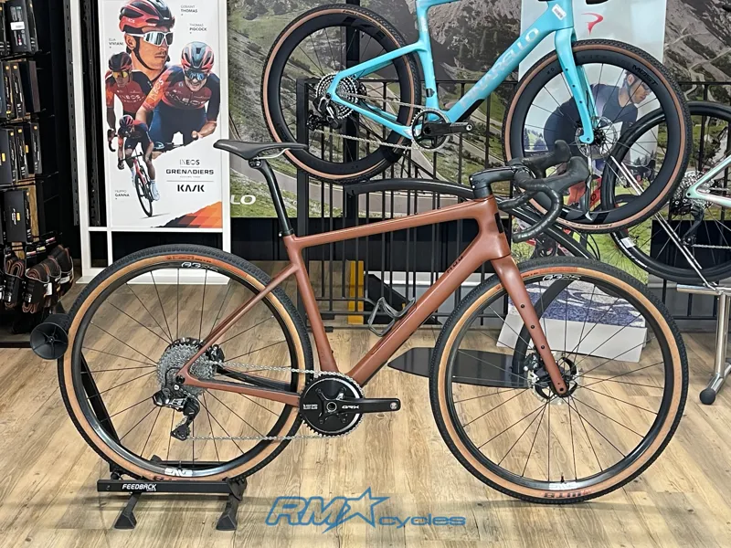 ENVE Mog 56 FS Carbon Terracotta 42 AR Bar 110 Stem GRX Di2 Gravel Bike Approved Used