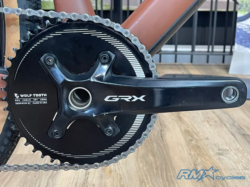 ENVE Mog 56 FS Carbon Terracotta 42 AR Bar 110 Stem GRX Di2 Gravel Bike Approved Used-6