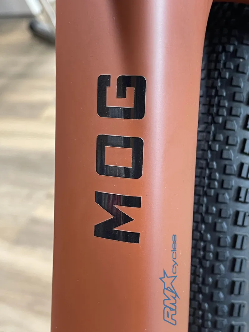 ENVE Mog 56 FS Carbon Terracotta 42 AR Bar 110 Stem GRX Di2 Gravel Bike Approved Used-2