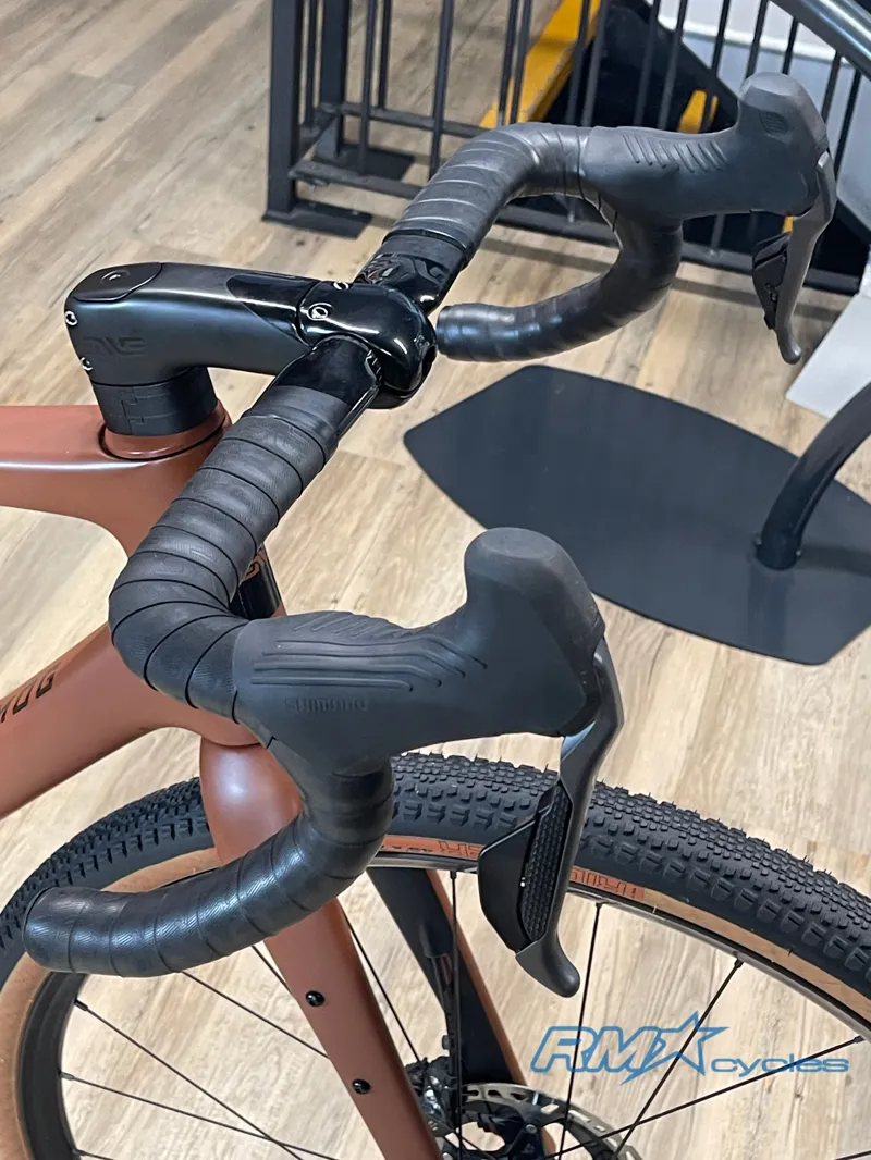 ENVE Mog 56 FS Carbon Terracotta 42 AR Bar 110 Stem GRX Di2 Gravel Bike Approved Used-4