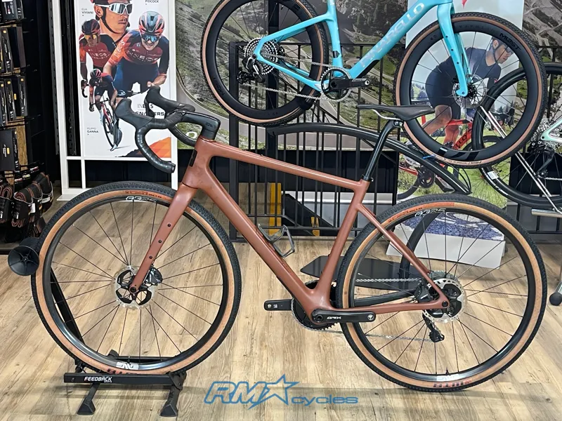 ENVE Mog 56 FS Carbon Terracotta 42 AR Bar 110 Stem GRX Di2 Gravel Bike Approved Used-1