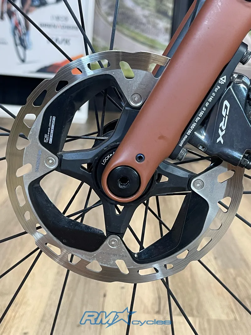 ENVE Mog 56 FS Carbon Terracotta 42 AR Bar 110 Stem GRX Di2 Gravel Bike Approved Used-8