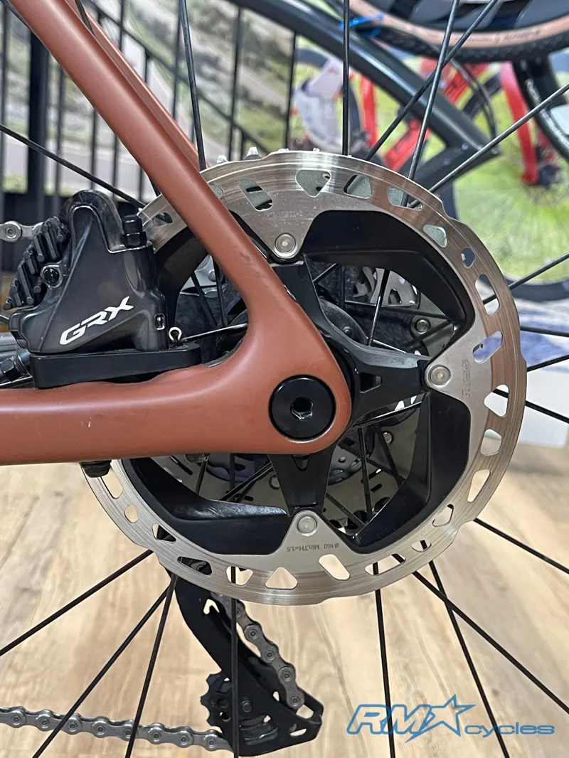 ENVE Mog 56 FS Carbon Terracotta 42 AR Bar 110 Stem GRX Di2 Gravel Bike Approved Used-9