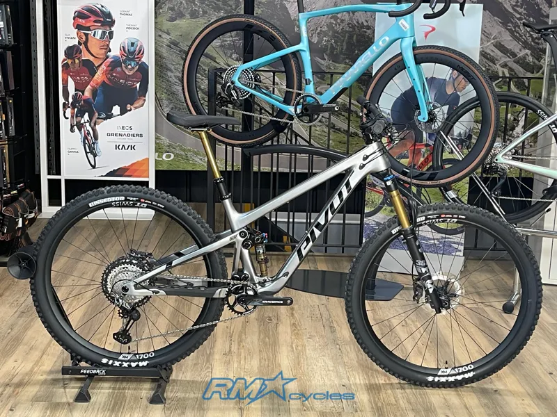 Pivot Trail 429 Large Silver Pro XT Enduro Mountain Bike