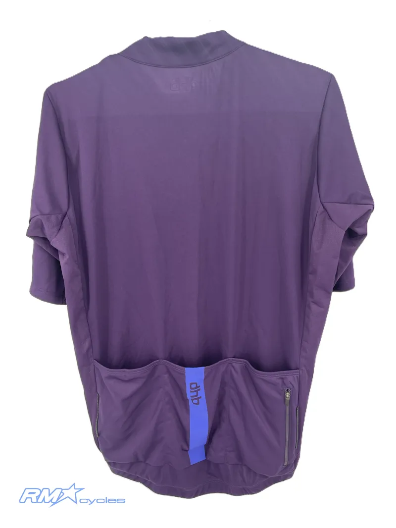 DHB Classic Short Sleeve Jersey Large Purple Pennant-1