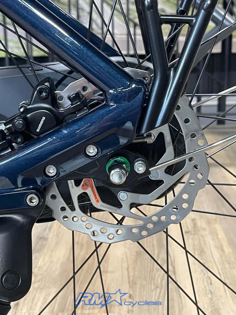 Raleigh Motus Low Step Derailleur Gear E-Hybrid Bike in Night Blue-8