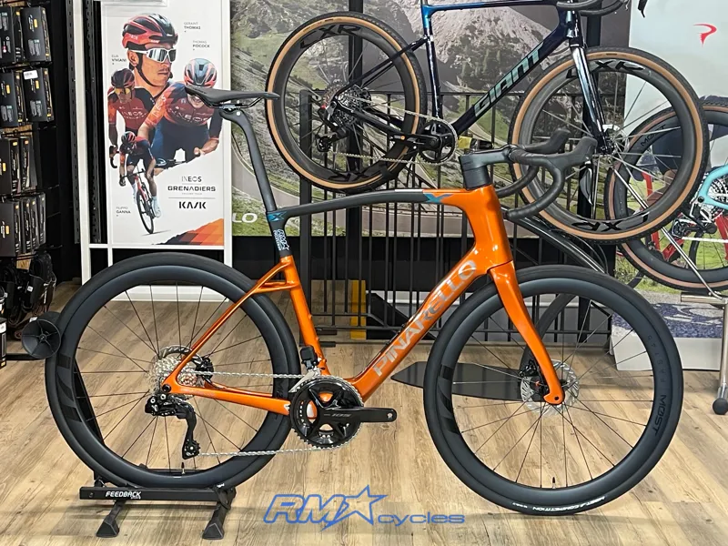 Pinarello X5 Road Bike Amber Trace CJ282 105Di22 12DB MOST FST45 Bicycle