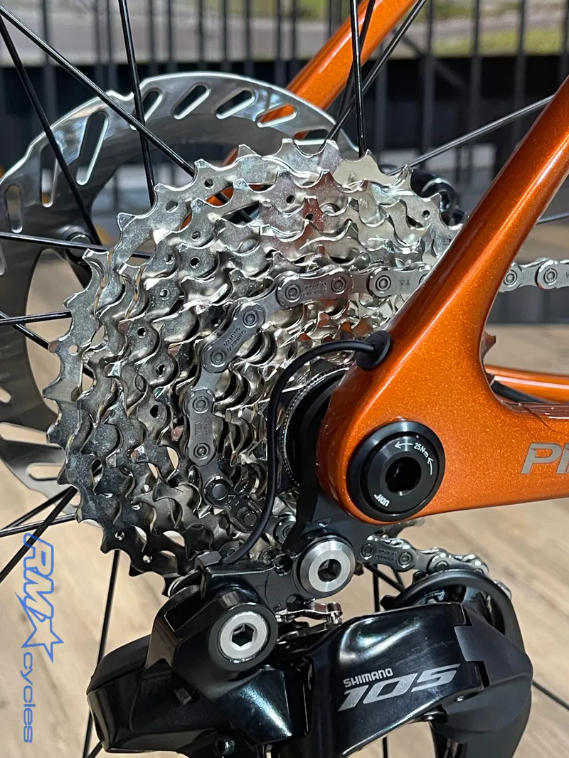 Pinarello X5 Road Bike Amber Trace CJ282 105Di22 12DB MOST FST45 Bicycle-4