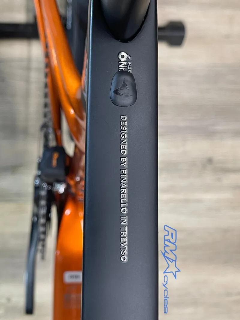 Pinarello X5 Road Bike Amber Trace CJ282 105Di22 12DB MOST FST45 Bicycle-2