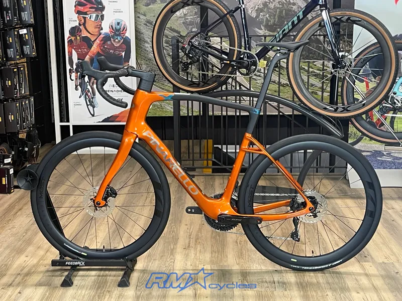 Pinarello X5 Road Bike Amber Trace CJ282 105Di22 12DB MOST FST45 Bicycle-1