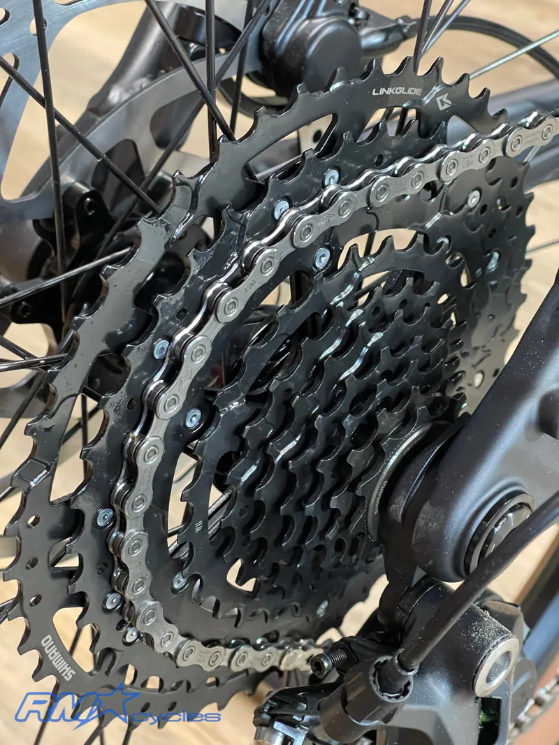 Trek Powerfly+ 4 27.5 Electric Mountain Bike in Gloss Dark Star/Matte Dark Web-7