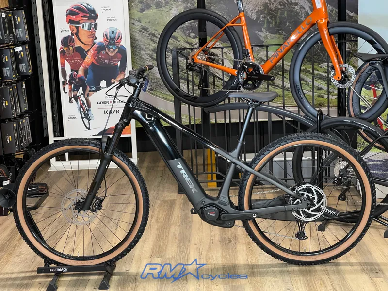 Trek Powerfly+ 4 27.5 Electric Mountain Bike in Gloss Dark Star/Matte Dark Web-1