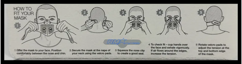 Respro City Mask Medium - Blue-2