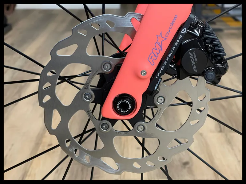 Trek Domane SL 6 Gen 4 Road Bike In Era White/Glowstick/Coral Fade-9